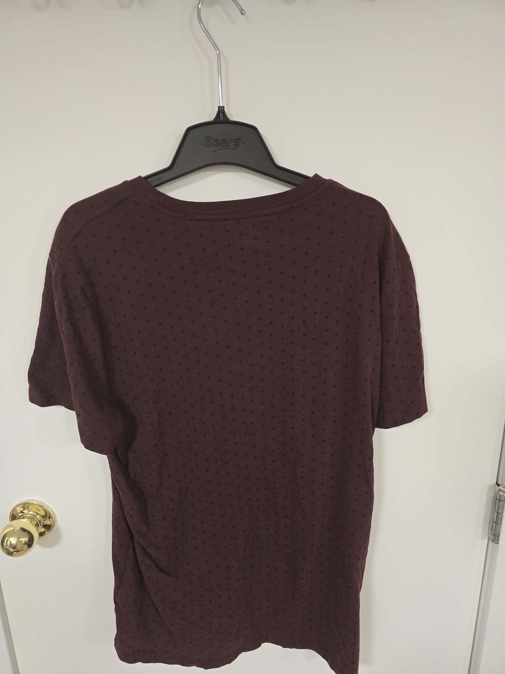 Old Navy Men's Short Sleeve Textured Tee - Burgundy